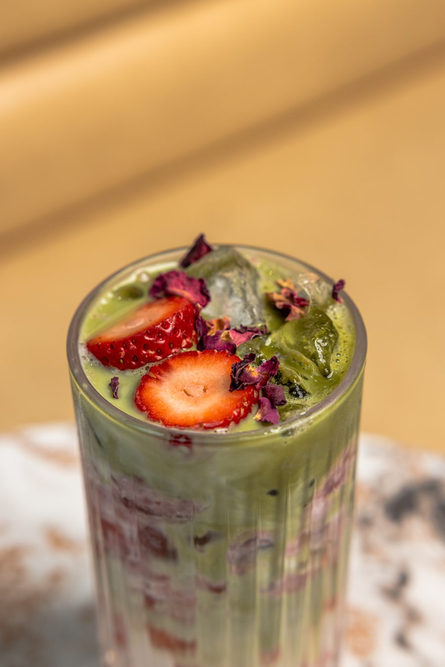 Strawberry matcha